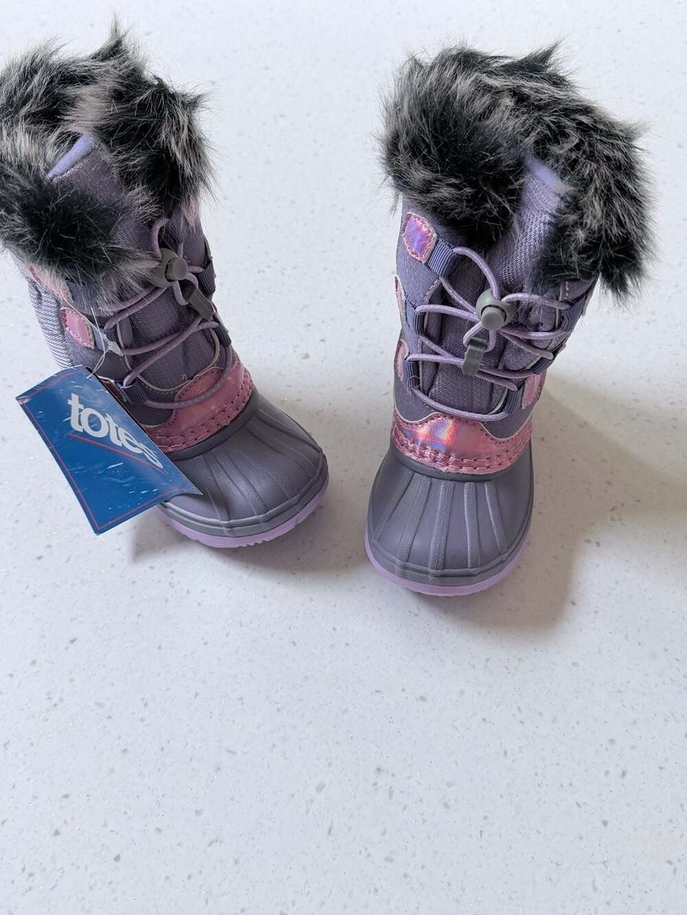 Totes Lil Kerili Faux Fur Winter Boots